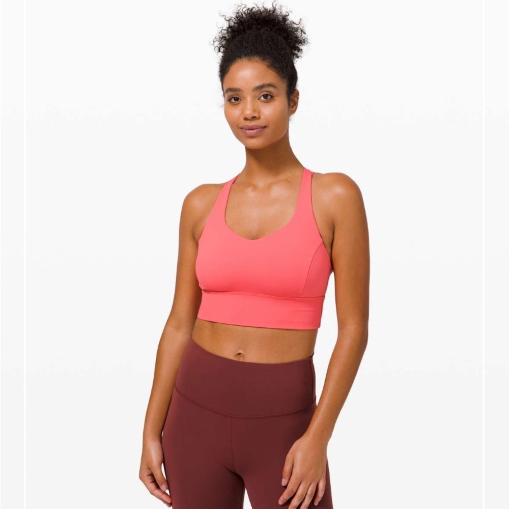 Lululemon Free To Be Serene Bra Long
Line 
Watermelon Red